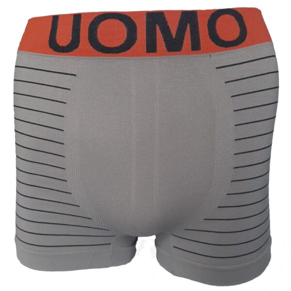 Naadloze boxershorts Uomo gestreept 6-pack stripes - Afbeelding 4