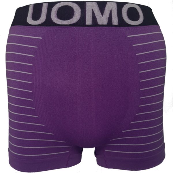 Naadloze boxershorts Uomo gestreept 6-pack stripes - Afbeelding 4