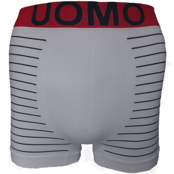 Naadloze boxershorts Uomo gestreept 6-pack stripes - Afbeelding 2