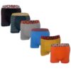 6 pack herenboxershorts van hét merk als het op naadloos ondergoed aankomt, UOMO! Set met 6 mooie kleuren en een streep dessin.