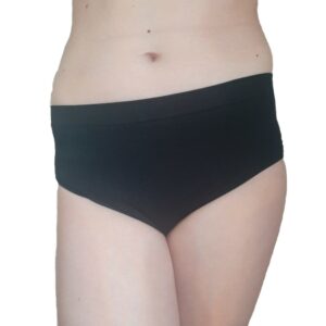 Zwarte naadloze slips van M&B voor dames in de maten tot en met XXXL