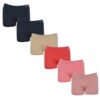 Gekleurde boxershorts dames STV 6-pack