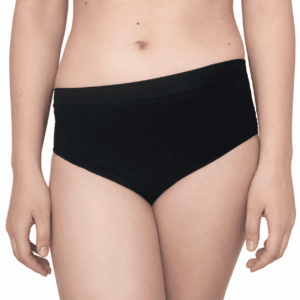 Zwarte naadloze slips van M&B voor dames in de maten tot en met XXXL