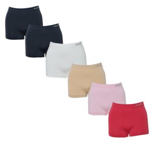 Hoge dames boxers naadloos M&B 6 stuks
