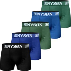 5 pack met uni gekleurde boxershorts Benyson