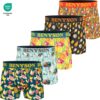 Vrolijke boxershorts voor heren in voordelig 5 pack van Benyson "caribbean fruits"