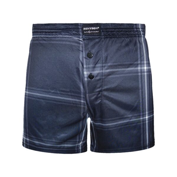 5 pack wijde geweven boxershorts Benyson "checkered" - Afbeelding 6