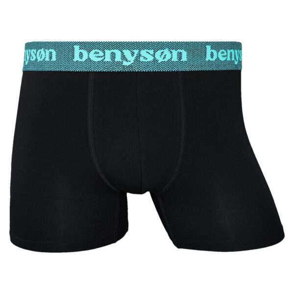 Zijdezachte herenboxershorts bamboe Benyson zwart 3-pack - Afbeelding 4