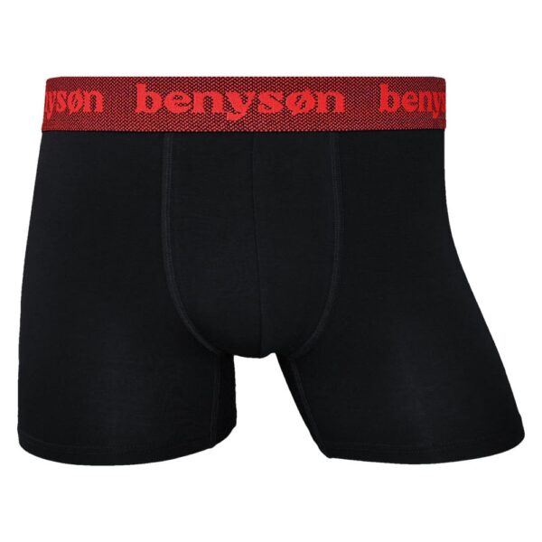 Zijdezachte herenboxershorts bamboe Benyson zwart 3-pack - Afbeelding 6
