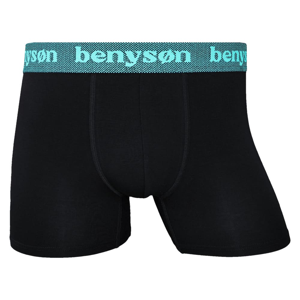 Zijdezachte herenboxershorts bamboe Benyson zwart 3-pack - Afbeelding 4