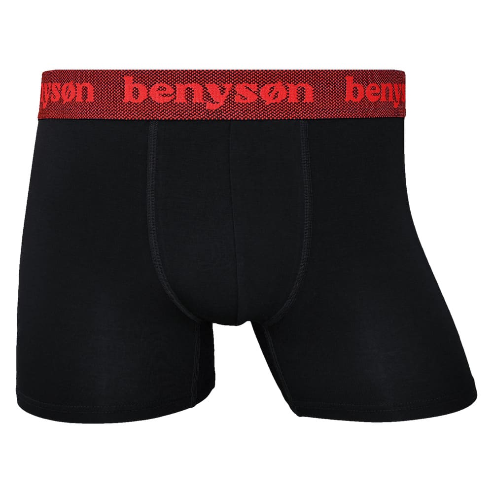 Zijdezachte herenboxershorts bamboe Benyson zwart 3-pack - Afbeelding 6