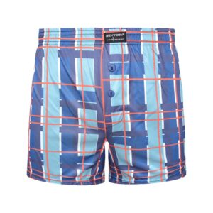 Alternative view of 5 Pack wijde katoenen herenboxershorts met print "ruit"