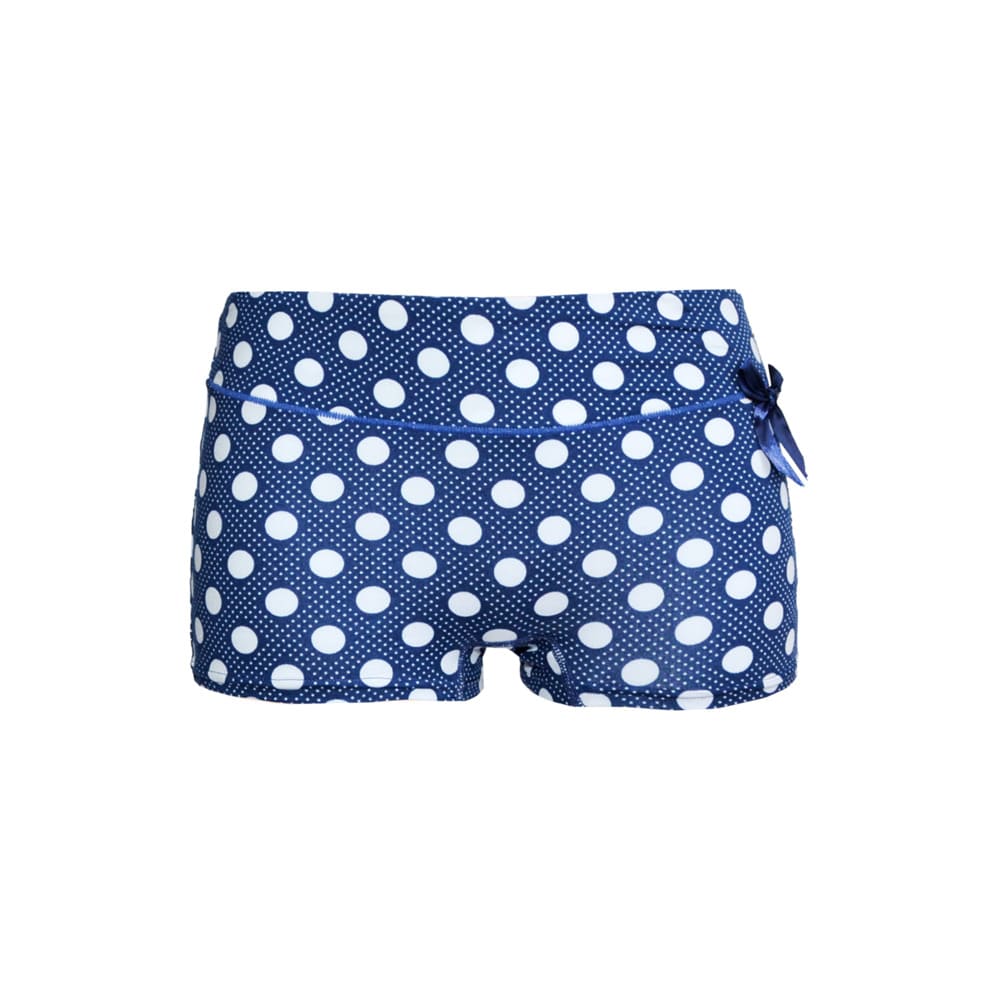 5 pack halfhoge katoenen dames boxershorts met strikje "stippie" - Afbeelding 6