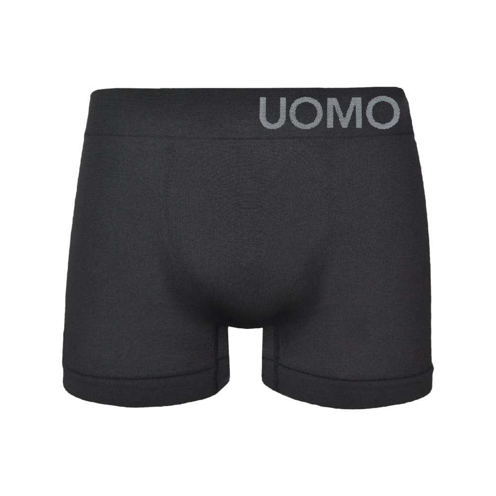 5 Pack naadloze zwarte boxershorts UOMO "black" - Afbeelding 5