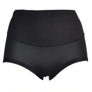 5 Pack hoge Taille slips Fine Woman katoen zwart