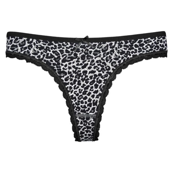 5 pack dames strings Fine Woman met panterprint - Afbeelding 2