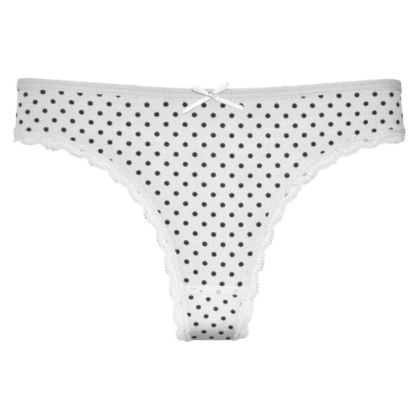 5 Pack Fine Woman dames strings "dots" - Afbeelding 3