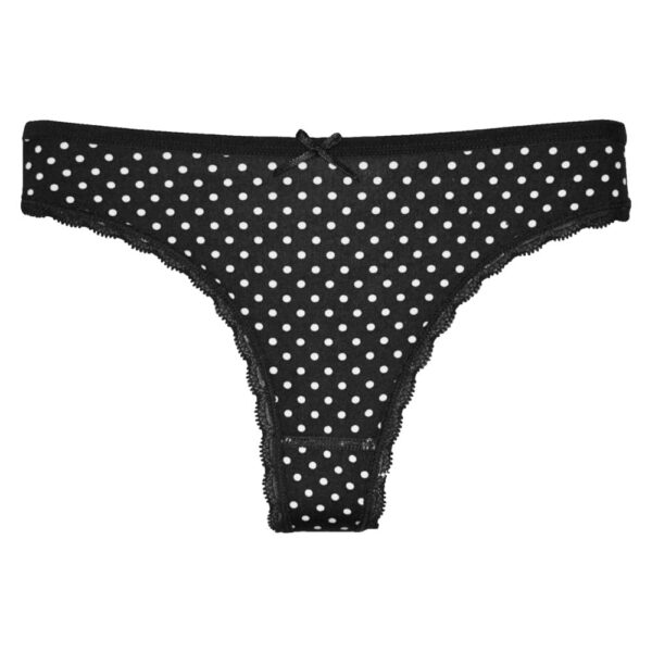 5 Pack Fine Woman dames strings "dots" - Afbeelding 4