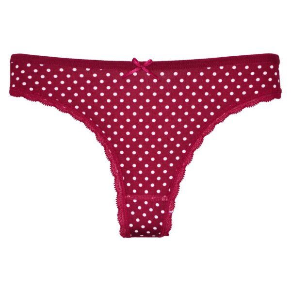 5 Pack Fine Woman dames strings "dots" - Afbeelding 6