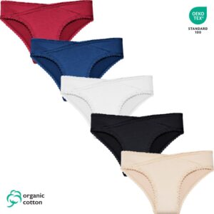 5-Pack Organisch Katoenen Minislips van Gaubert