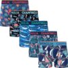Herenboxershorts Gianvaglia in 5 pack met nautische prints