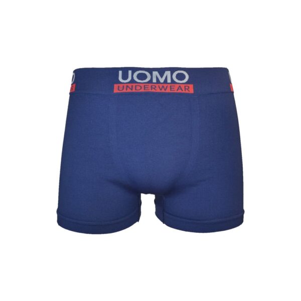 5 Pack heren boxershorts UOMO gekleurd "plain" - Afbeelding 2