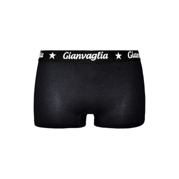 5 Pack Gianvaglia dames boxershorts effen zwart - Afbeelding 2