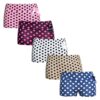 5 pack katoenen boxershorts voor dames met strikje