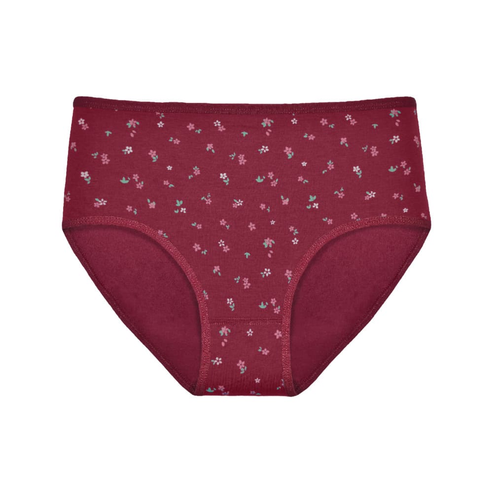 5 Pack organisch katoenen Gaubert tailleslips voor dames "little flower" - Afbeelding 2