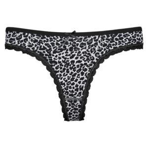 Alternative view of 5 pack dames strings Fine Woman met panterprint