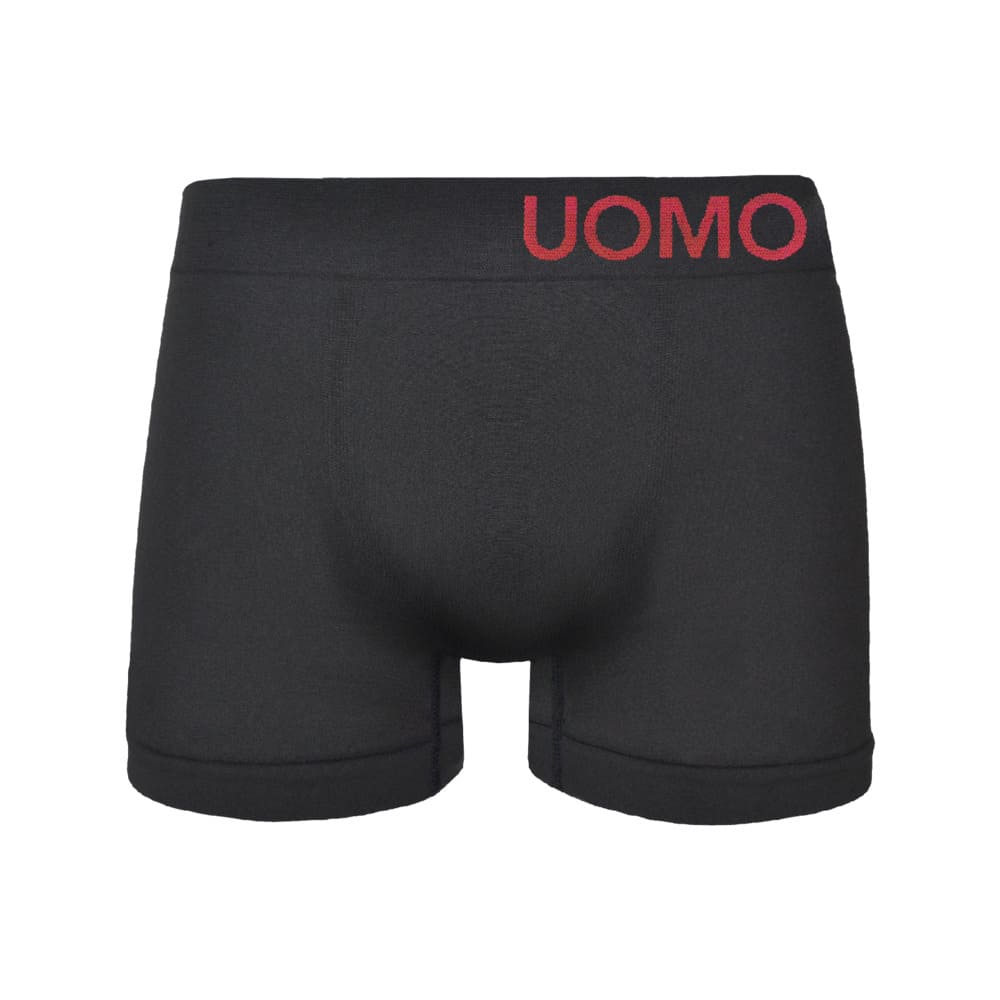 5 Pack naadloze zwarte boxershorts UOMO "black" - Afbeelding 6