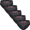 5 Pack zwarte naadloze slips voor heren van Uomo