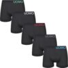 5 Pack naadloze zwarte boxershorts UOMO "black"