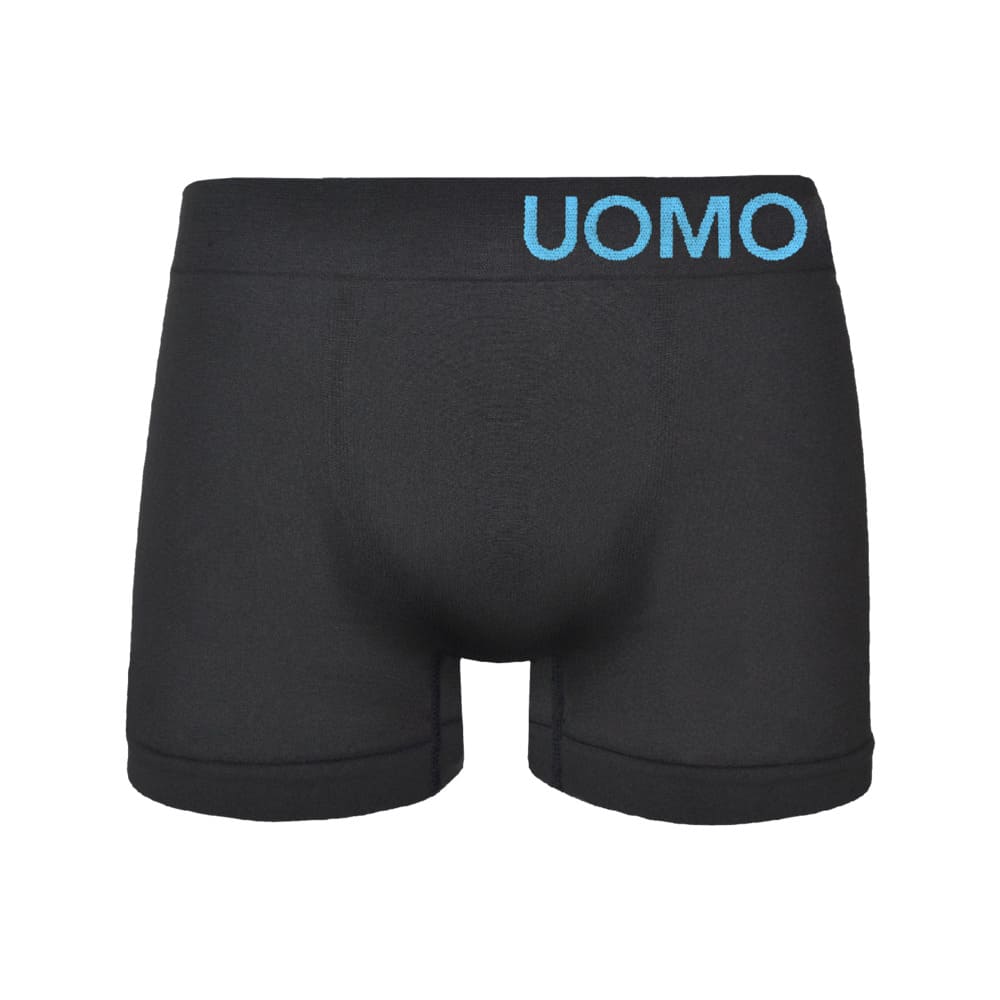5 Pack naadloze zwarte boxershorts UOMO "black" - Afbeelding 4