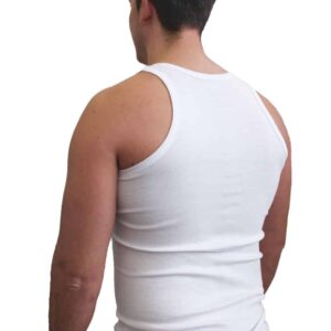 Set van 3 witte herenhemden van katoen