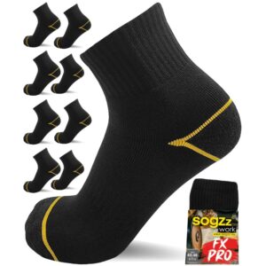 4 Pack werk korte sokken SOGZz FX pro quarter