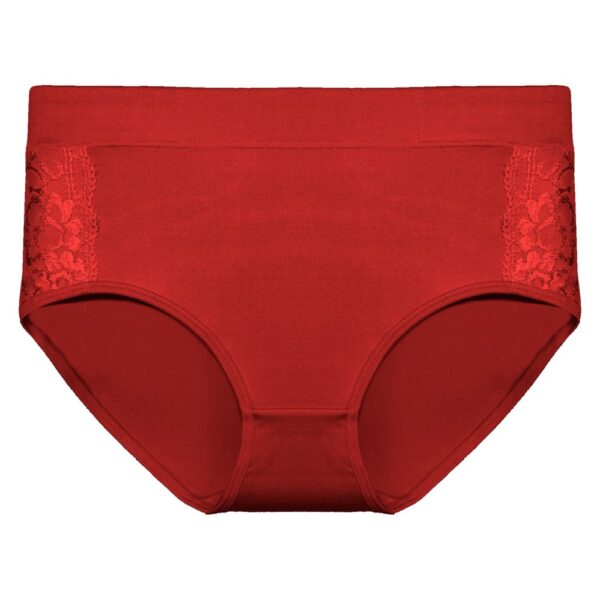 5 Pack gekleurde dames slips met kant Fine Woman  9025 - Afbeelding 5