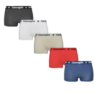 5 Pack dames boxershorts Gianvaglia "Retro dot"
