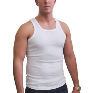 3 Katoenen herenhemden in het wit van Naft