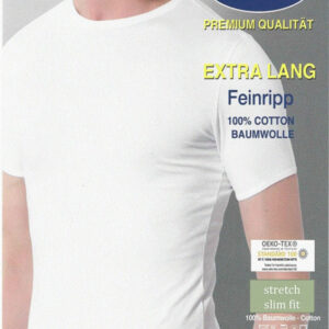 Fijne aansluitende shirts voor mannen met ronde hals. Deze katoenen shirts zijn extra lang