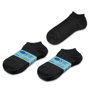 10 paar sneaker sokken Naft zwart zonder voelbare naad bij de tenen