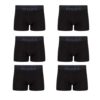 Set van 2 zwarte katoenen boxershorts van Work
