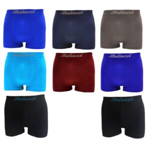 Herenboxershorts Belucci naadloos gekleurd 8 Pack