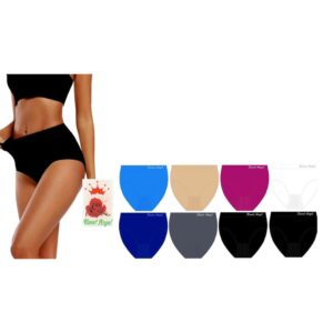 Sweet Angel naadloze Dames slips gekleurd 8 pack