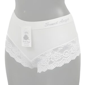 Set van 6 naadloze hipsters voor dames met kant in 6 verschillende kleuren