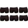 Zwarte lage dames boxershorts Sweet Angel naadloos 6-pack