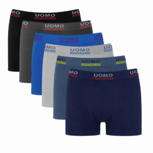 Uomo onderbroeken voor mannen. Super rekbare naadloze boxershorts met korte pijpjes.