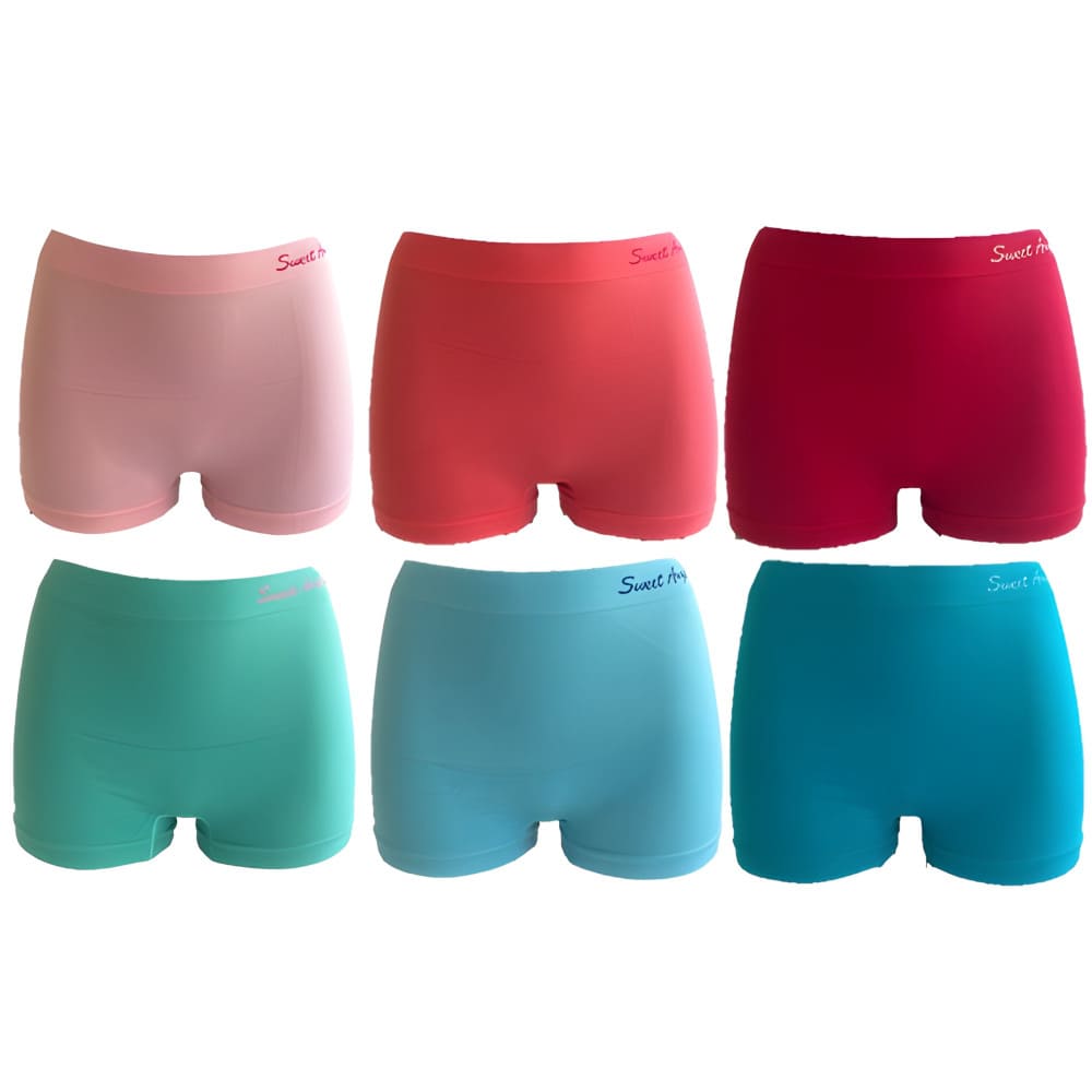 Dames boxershorts in pachtige lichte kleuren. Deze hoge boxershorts zijn naadloos en zitten heerlijk.