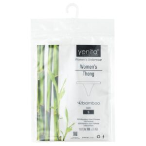 Alternative view of Bamboe damesstrings van Yenita roze 3-pack